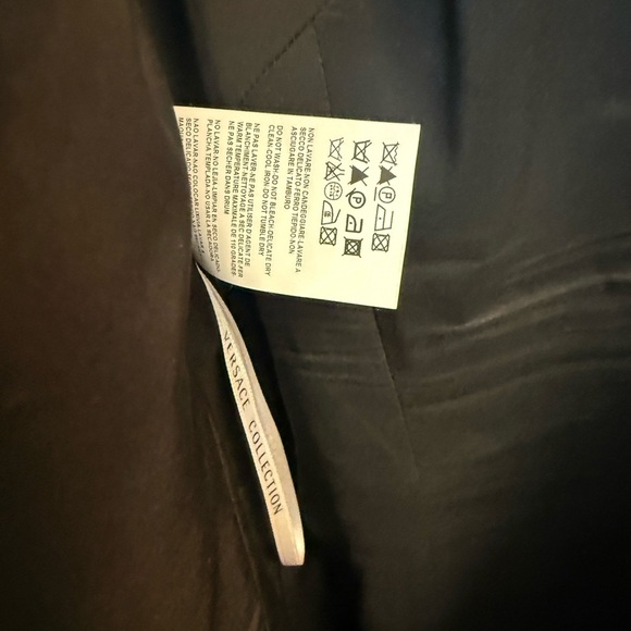 Versace Collection size 4 (44) EUC Black Midi Dress with Gold leopard- classic! - Picture 10 of 17